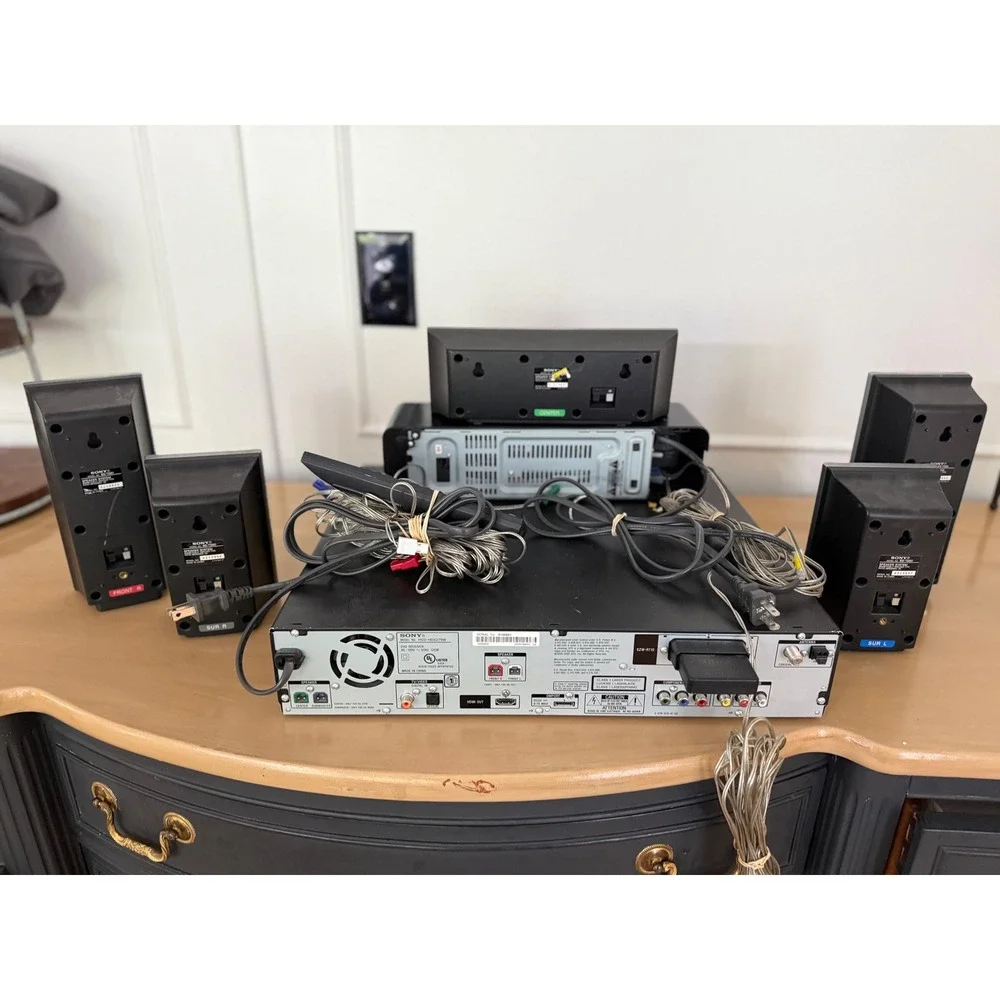 Sony DAV-HDX279W DVD Home Theatre System 5-Disc Changer Surround Sound‎ Speakers